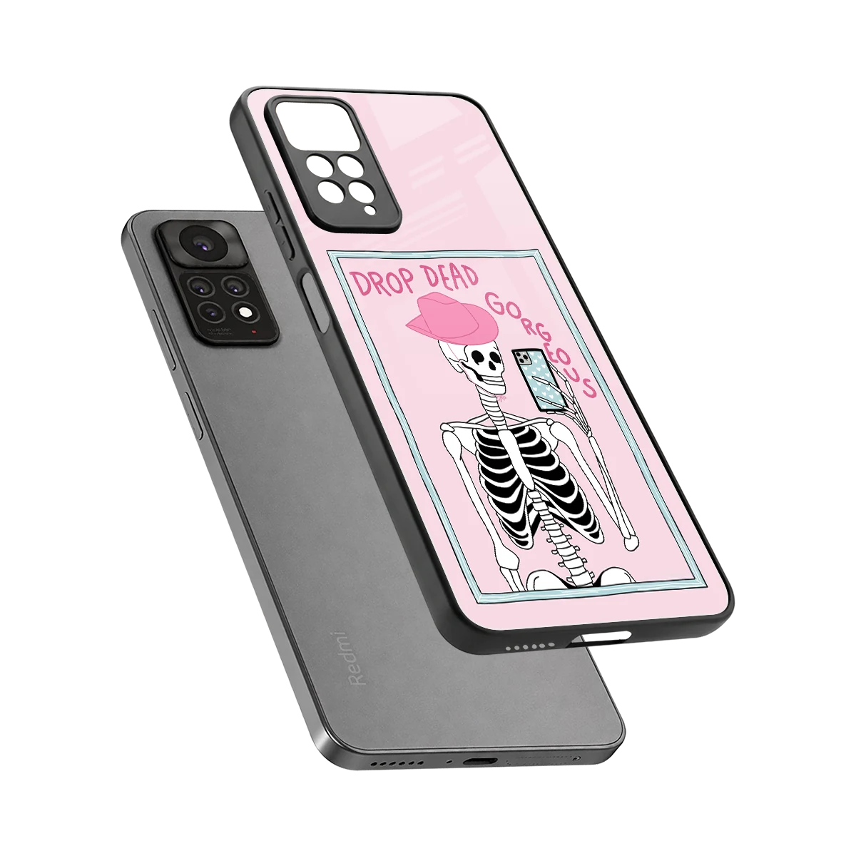 Drop Dead Gorgeous sleek redmi note 11 pro cover with tempered glass back and TPU edges