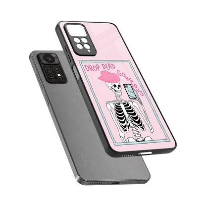 Drop Dead Gorgeous sleek redmi note 11 pro cover with tempered glass back and TPU edges