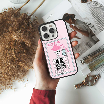 Drop Dead Gorgeous luxury glass phone case for iPhone 16 | scratch and drop resistant