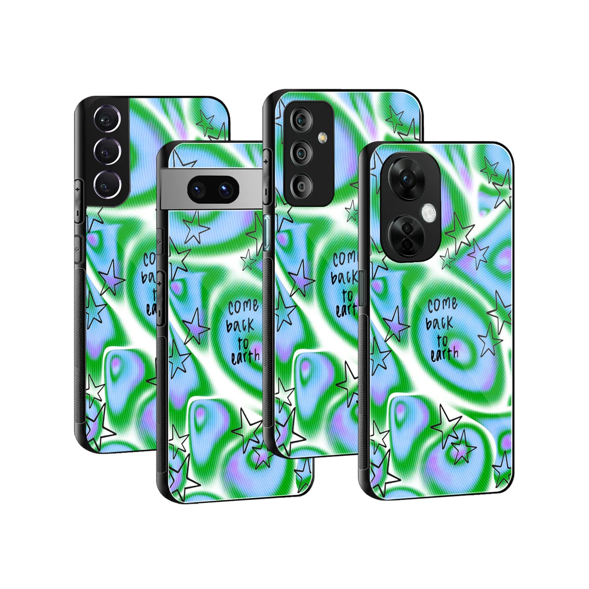 Stylish Glass Back Case for All Smartphones iPhone, Samsung, OnePlus, Pixel, Redmi, Oppo, Vivo, Motorola