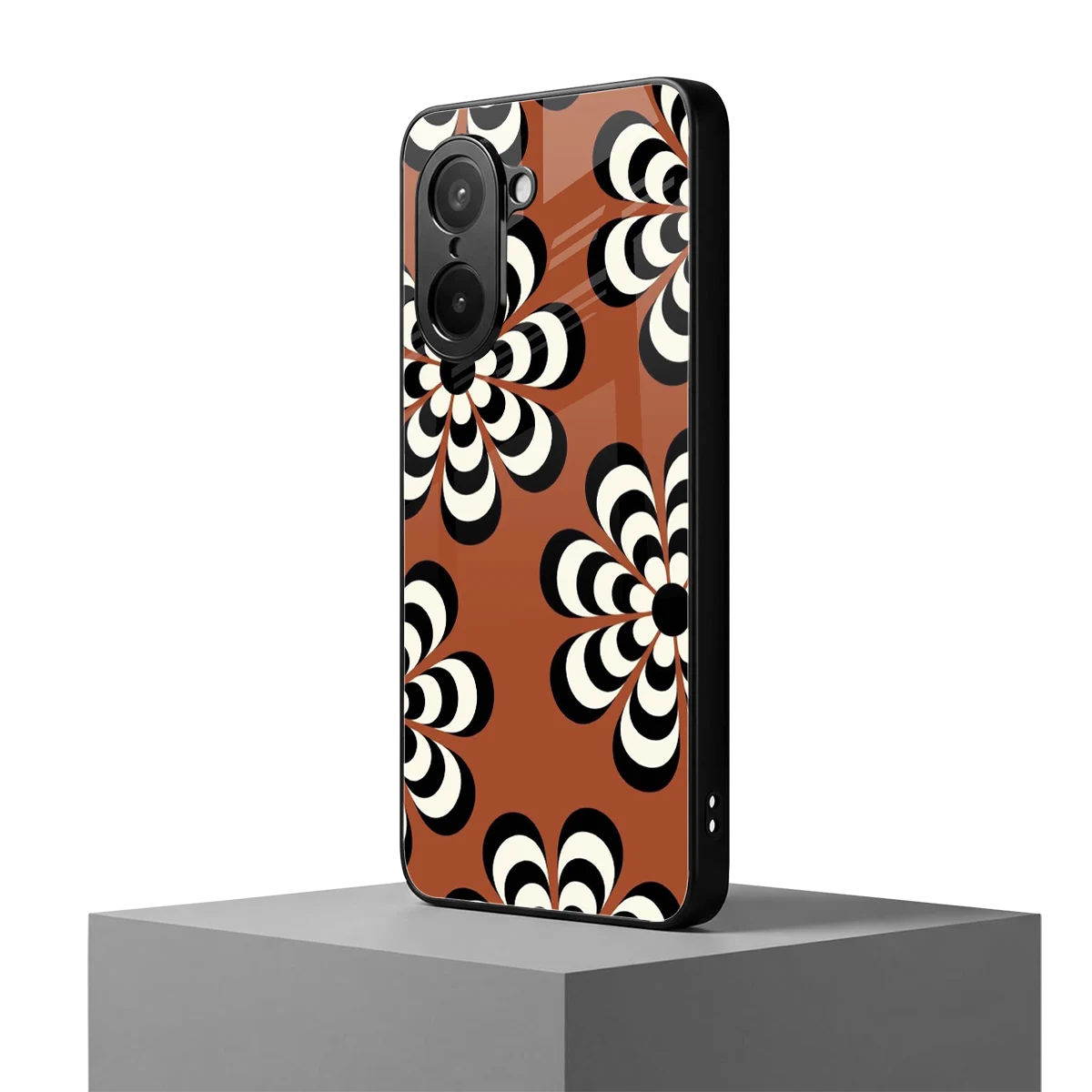 Earthy Bloom oneplus nord ce5 5g mobile cover | shockproof glass phone case