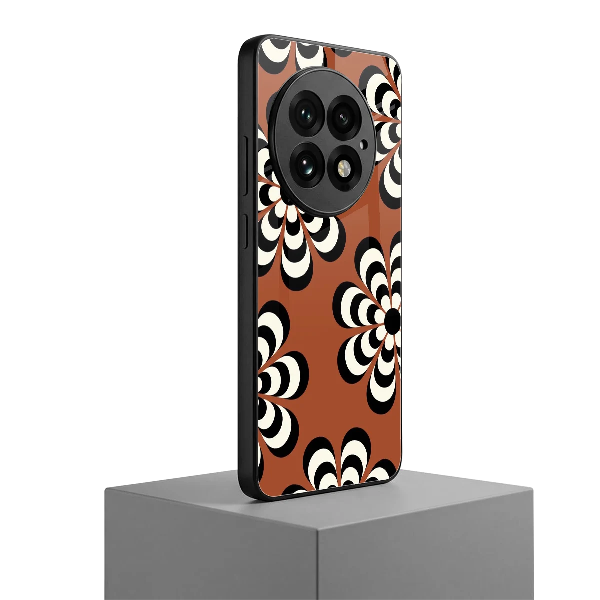 Earthy Bloom oneplus 13 mobile cover | shockproof glass phone case