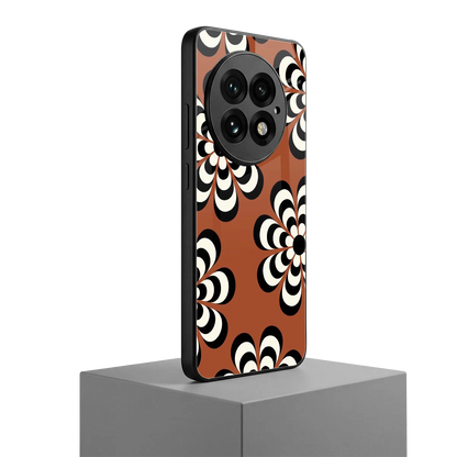 Earthy Bloom oneplus 13 mobile cover | shockproof glass phone case