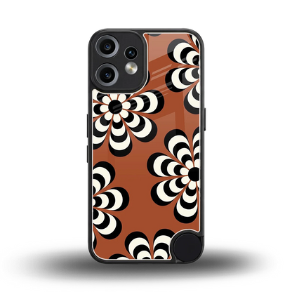 Earthy Bloom back phone cover | glass case for cmf nothing phone 2 pro