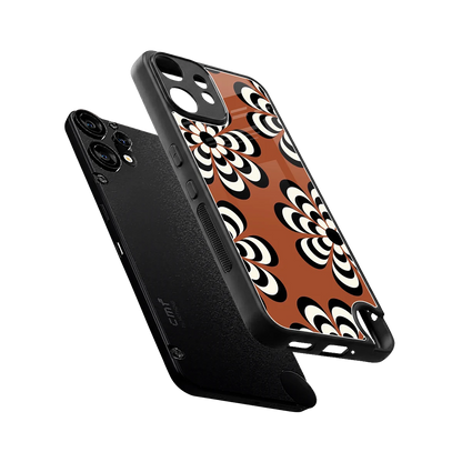 Earthy Bloom sleek cmf nothing phone 2 pro cover with tempered glass back and TPU edges