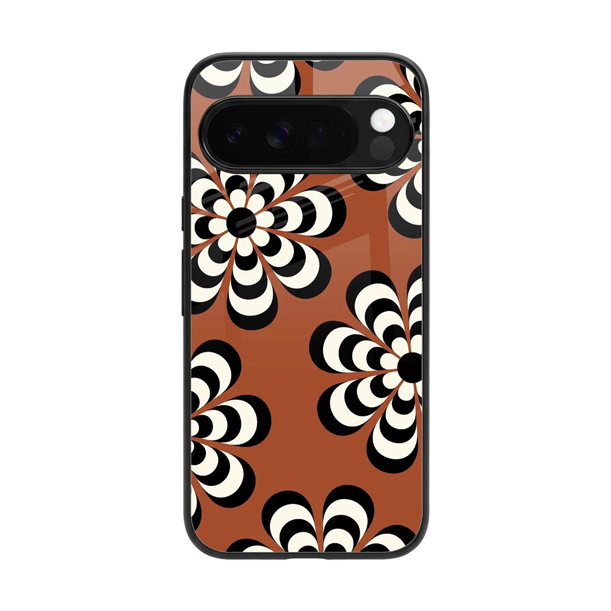 Earthy Bloom back phone cover | glass case for google pixel 10 pro xl