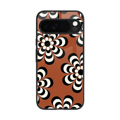 Earthy Bloom back phone cover | glass case for google pixel 10 pro xl
