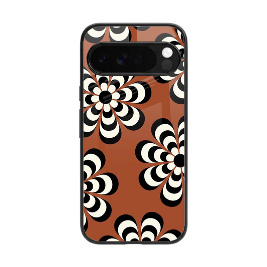 Earthy Bloom back phone cover | glass case for google pixel 10 pro xl