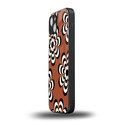Earthy Bloom iphone 14 plus mobile cover | shockproof glass phone case