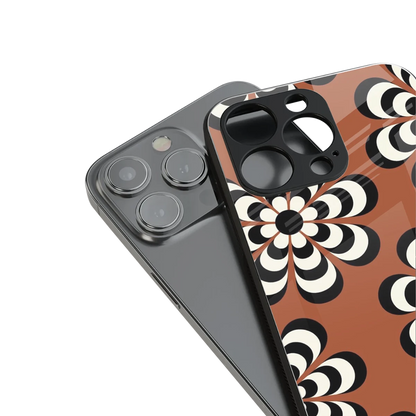 Earthy Bloom stylish phone case for iphone 13 mini | glossy glass and slim fit