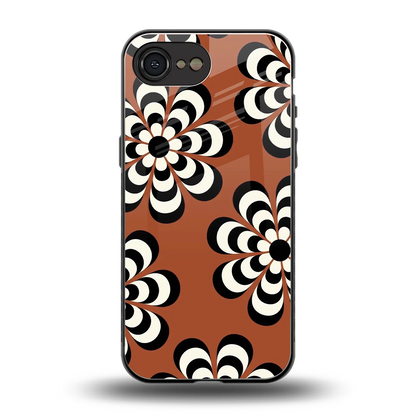 Earthy Bloom back phone cover | glass case for iphone 16e