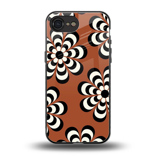 Earthy Bloom back phone cover | glass case for iphone 17e