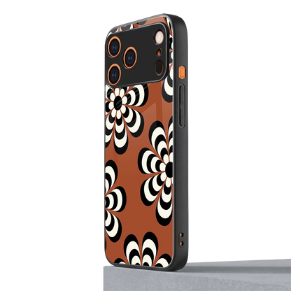 Earthy Bloom iphone 17 pro max mobile cover | shockproof glass phone case