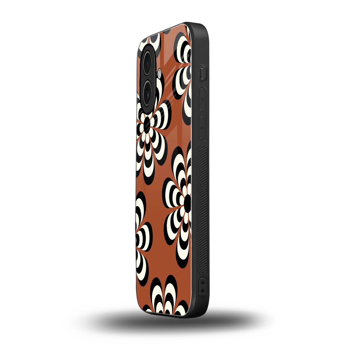 Earthy Bloom iphone 17 mobile cover | shockproof glass phone case