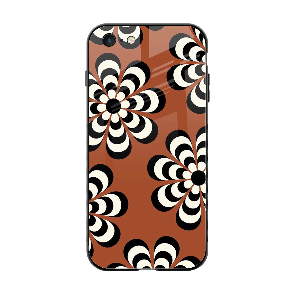 Earthy Bloom back phone cover | glass case for iphone 6s