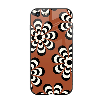 Earthy Bloom back phone cover | glass case for iphone se 2020