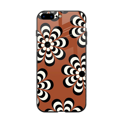 Earthy Bloom back phone cover | glass case for iphone 7 plus