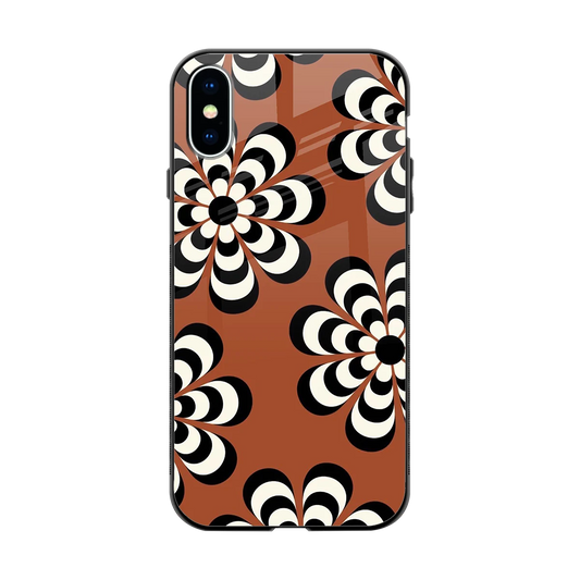 Earthy Bloom back phone cover | glass case for iphone xs