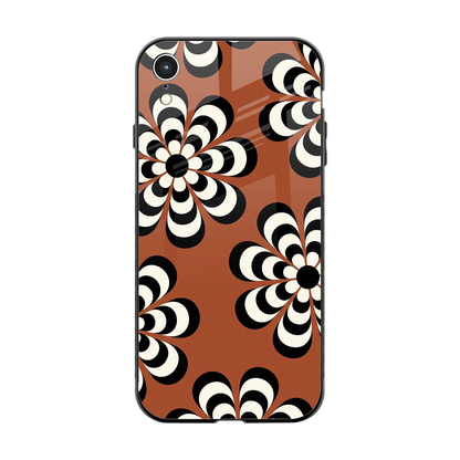 Earthy Bloom back phone cover | glass case for iphone xr
