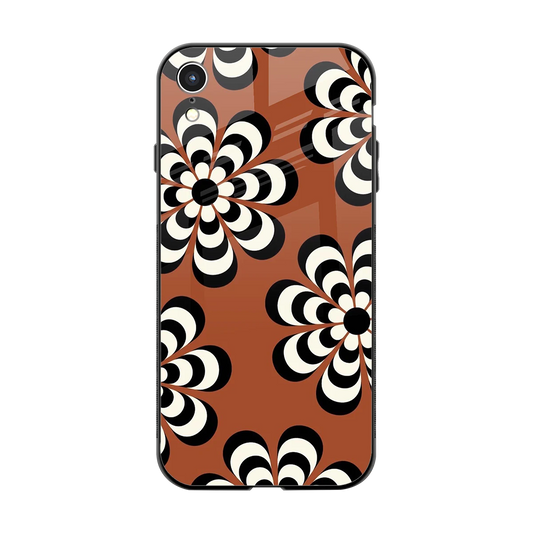 Earthy Bloom back phone cover | glass case for iphone xr