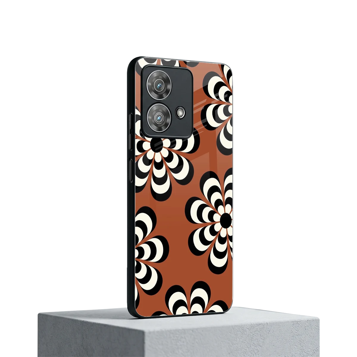 Earthy Bloom motorola edge 40 neo 5g mobile cover | shockproof glass phone case