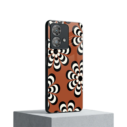 Earthy Bloom motorola edge 40 neo 5g mobile cover | shockproof glass phone case