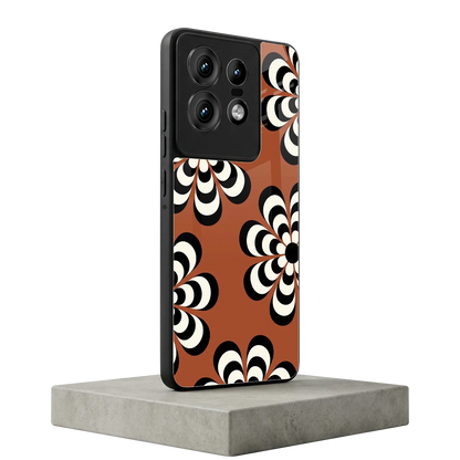 Earthy Bloom motorola edge 50 pro mobile cover | shockproof glass phone case
