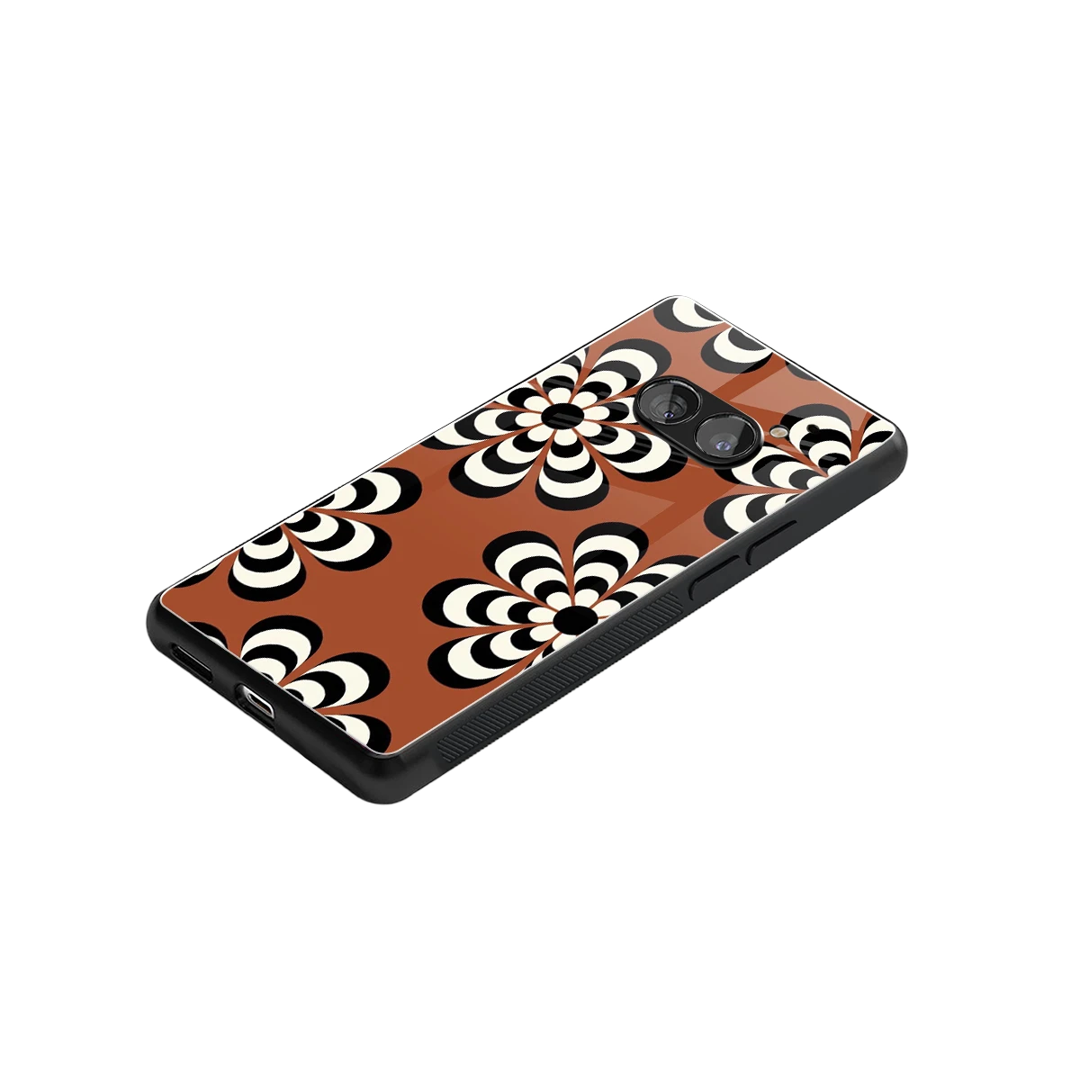 Earthy Bloom stylish phone case for nothing phone 2a | glossy glass and slim fit