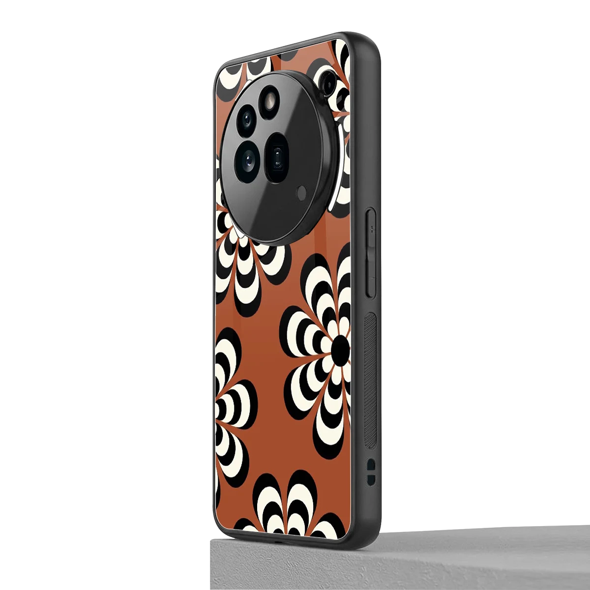 Earthy Bloom nothing phone 3a pro mobile cover | shockproof glass phone case