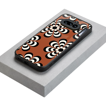 Earthy Bloom stylish phone case for nothing phone 4a | glossy glass and slim fit