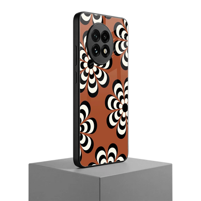 Earthy Bloom oneplus 13r mobile cover | shockproof glass phone case