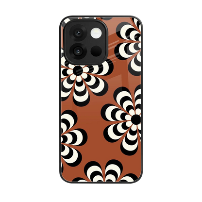 Earthy Bloom back phone cover | glass case for oneplus 13s
