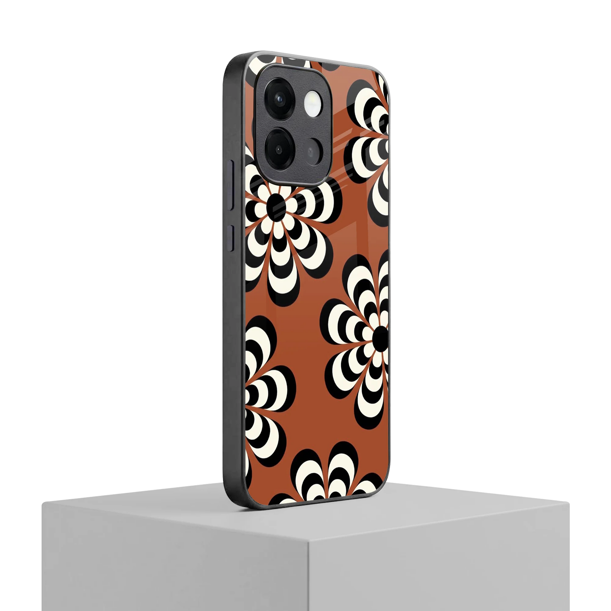 Earthy Bloom oneplus 13s mobile cover | shockproof glass phone case