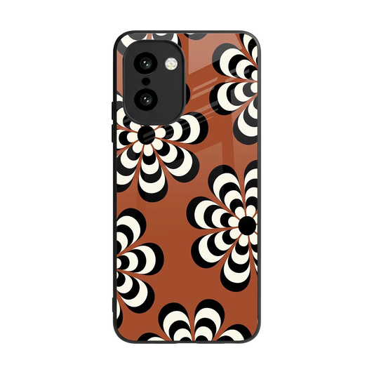 Earthy Bloom back phone cover | glass case for oneplus 15r
