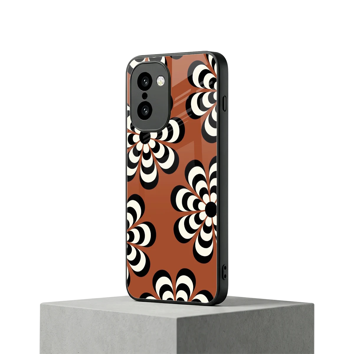 Earthy Bloom oneplus 15r mobile cover | shockproof glass phone case