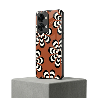 Earthy Bloom oneplus nord 2t mobile cover | shockproof glass phone case