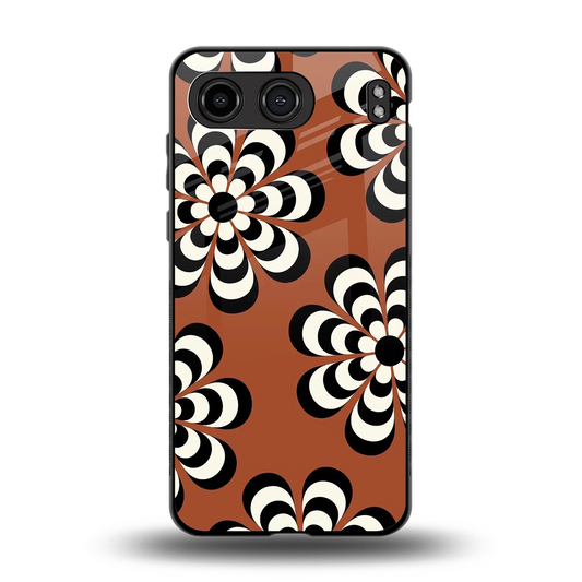 Earthy Bloom back phone cover | glass case for oneplus nord 4