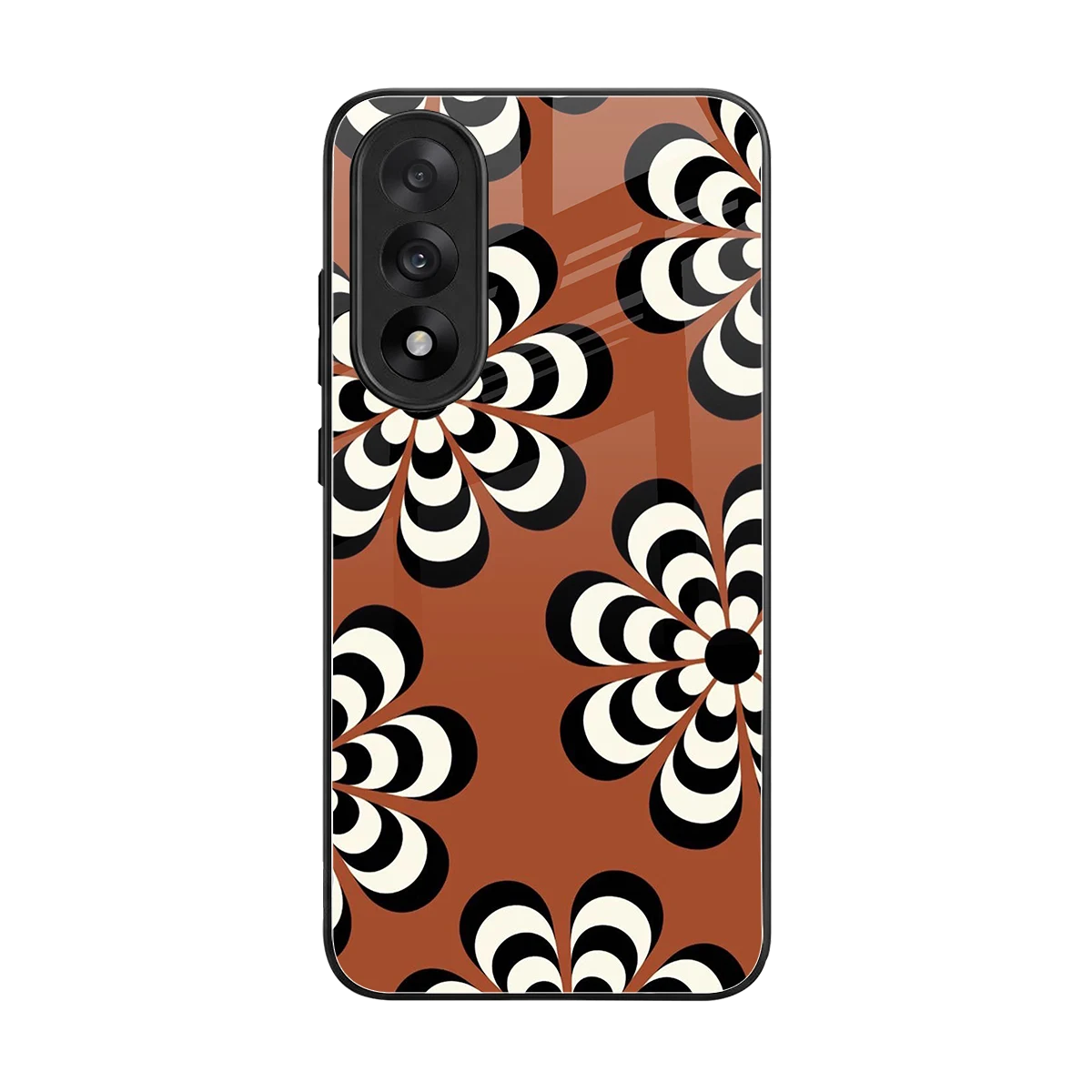 Earthy Bloom back phone cover | glass case for oneplus nord 5