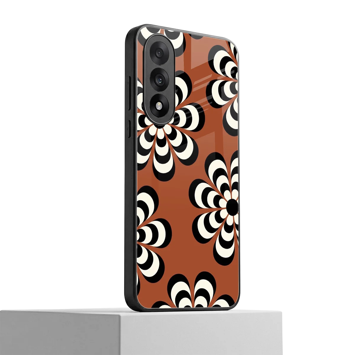 Earthy Bloom oneplus nord 5 mobile cover | shockproof glass phone case