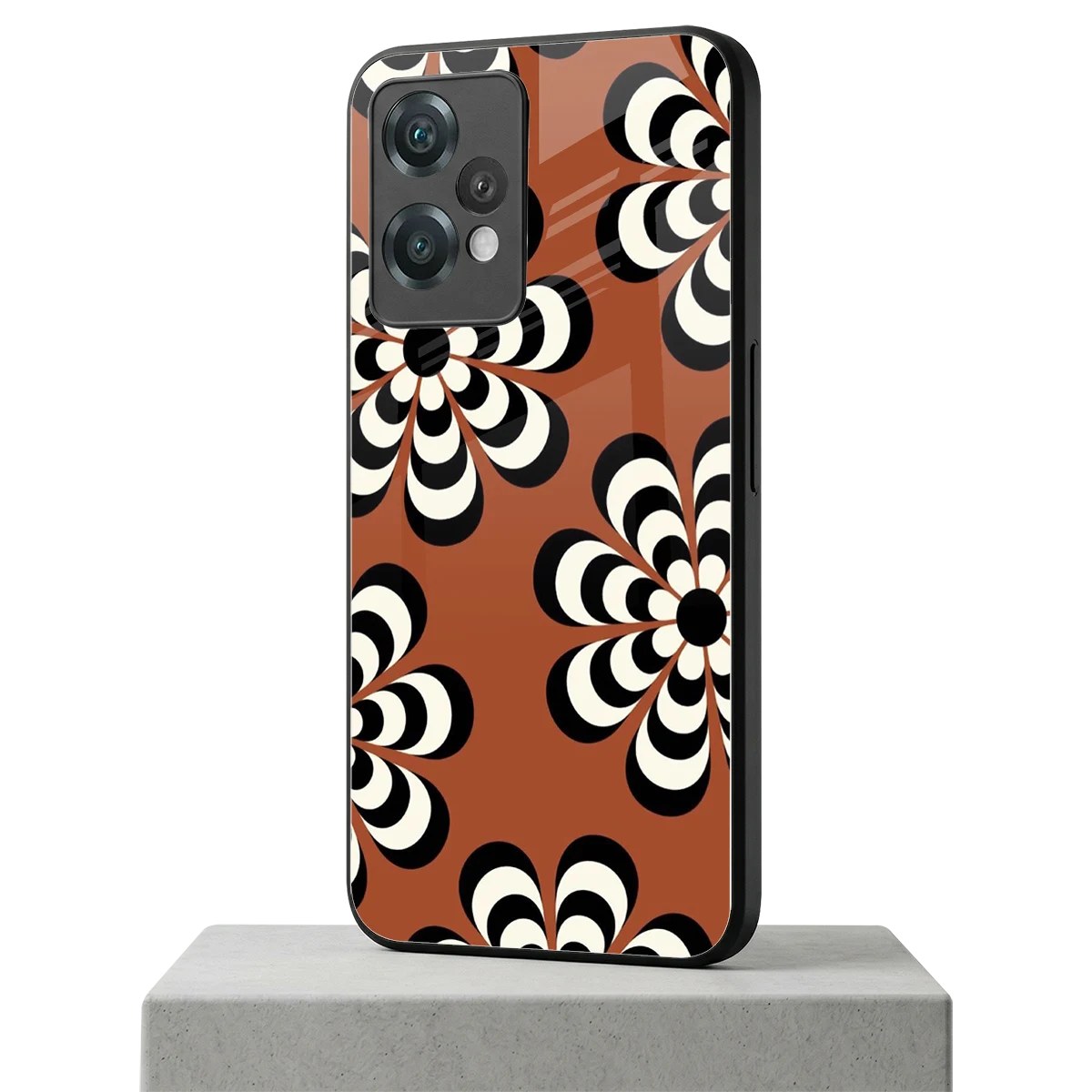 Earthy Bloom oneplus nord ce 2 lite mobile cover | shockproof glass phone case
