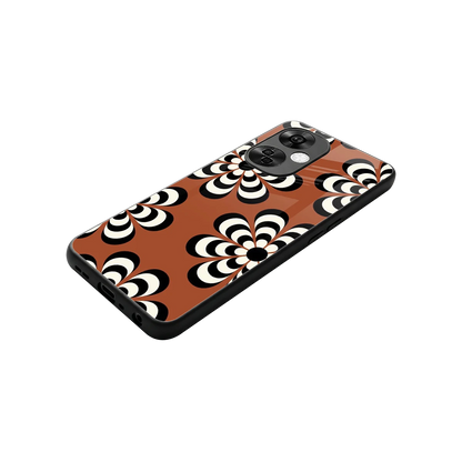 Earthy Bloom stylish phone case for oneplus nord ce 3 lite | glossy glass and slim fit