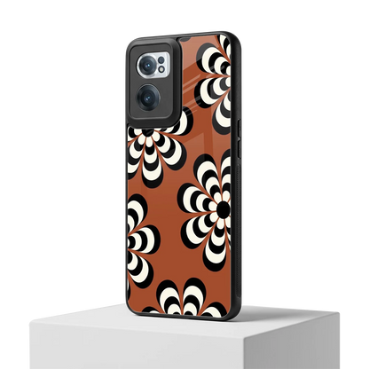 Earthy Bloom oneplus nord ce 2 mobile cover | shockproof glass phone case