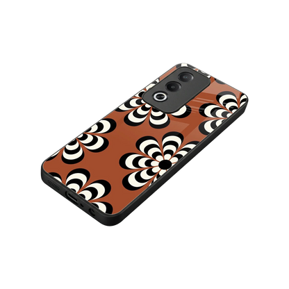 Earthy Bloom stylish phone case for oppo a3 pro | glossy glass and slim fit