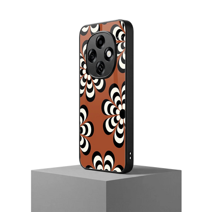 Earthy Bloom oppo f31 pro 5g mobile cover | shockproof glass phone case