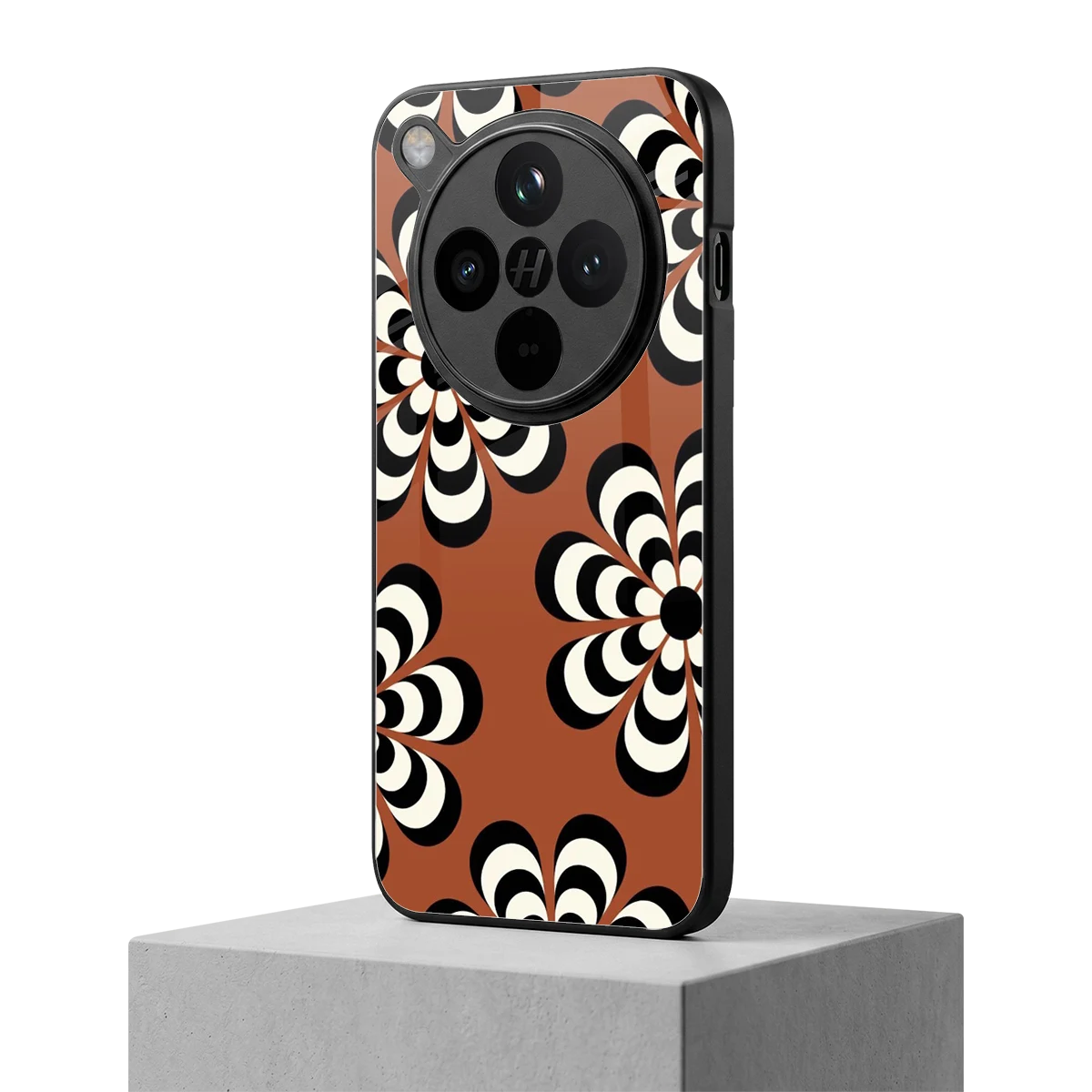 Earthy Bloom oppo find x8 mobile cover | shockproof glass phone case