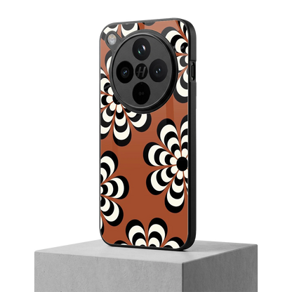 Earthy Bloom oppo find x8 mobile cover | shockproof glass phone case