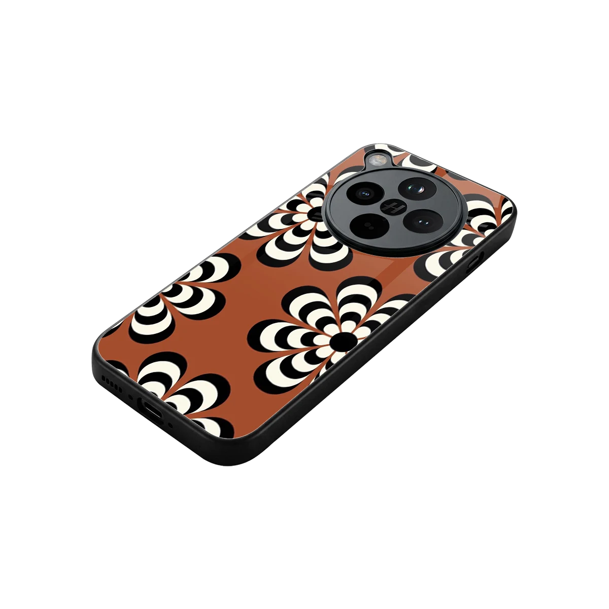 Earthy Bloom stylish phone case for oppo find x8 | glossy glass and slim fit