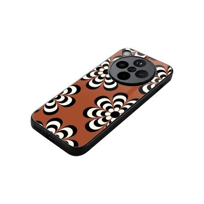 Earthy Bloom stylish phone case for oppo find x8 | glossy glass and slim fit
