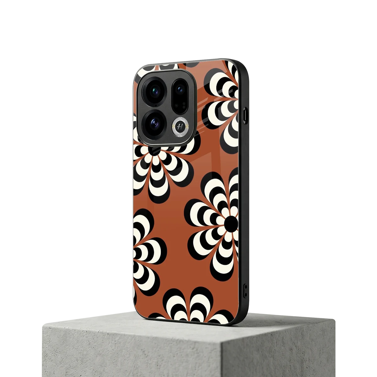 Earthy Bloom oppo find x9 mobile cover | shockproof glass phone case