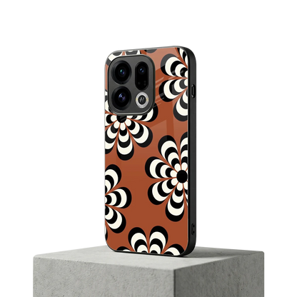 Earthy Bloom oppo find x9 mobile cover | shockproof glass phone case